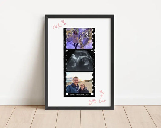 Personalised Baby Shower Signature Photo Gift, Custom Baby Shower Guestbook, Signable Group Gift for Hamper, Custom Photo Gift for Mum to be