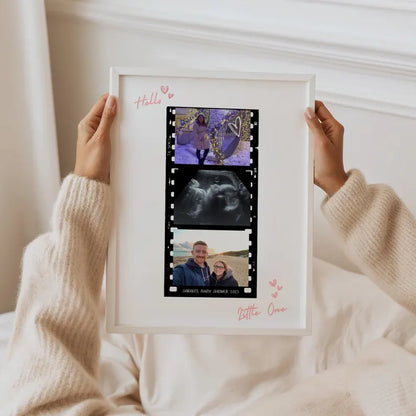 Personalised Baby Shower Signature Photo Gift, Custom Baby Shower Guestbook, Signable Group Gift for Hamper, Custom Photo Gift for Mum to be