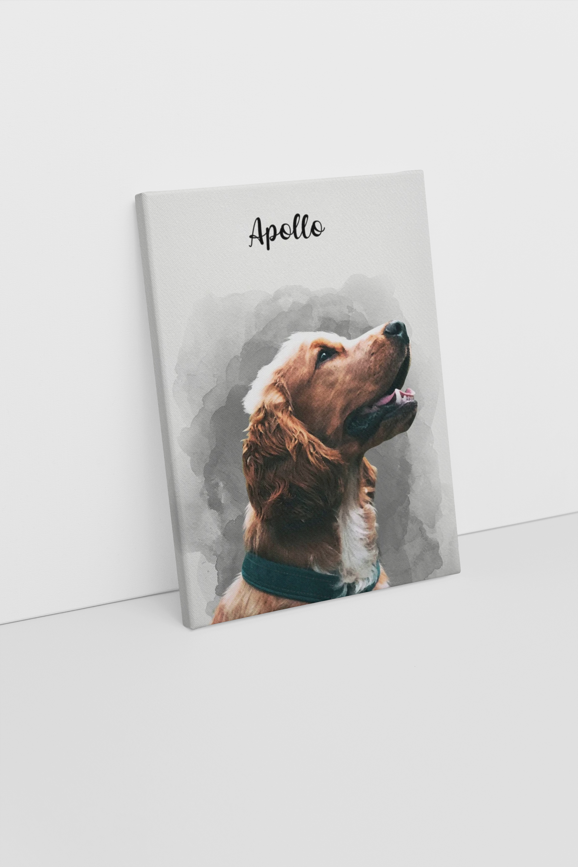 Watercolour Pet Portrait From Photo | Dog Portrait, | Pet Memorial Gift - Personalised Gift for Her
