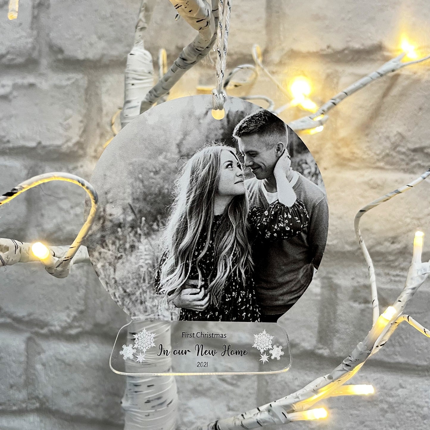 Personalised New Home Christmas Bauble