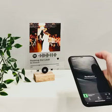 Load and play video in Gallery viewer, Personalised Spotify Acrylic Song Plaque how to use spotify code

