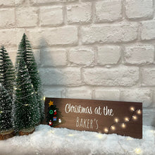 Load image into Gallery viewer, Personalised Christmas Family Wooden Block
