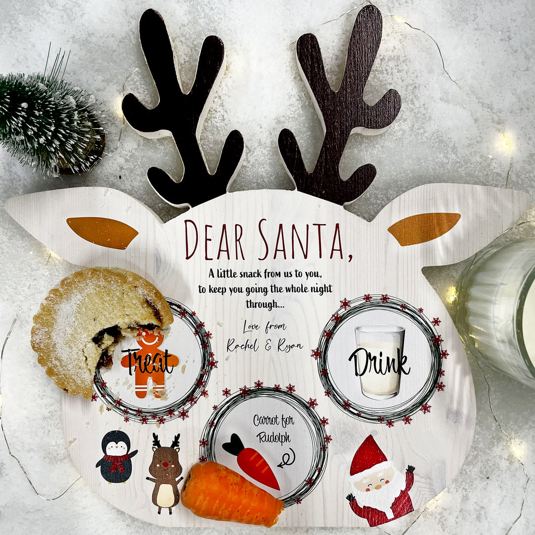 Personalised Reindeer Christmas Eve Board